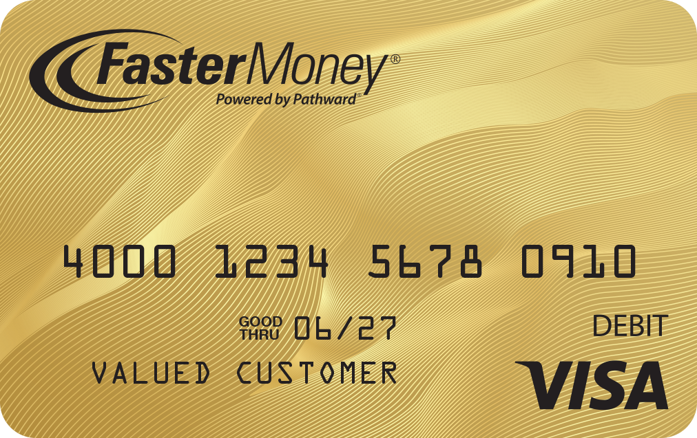 Faster Money Debit Card offering instant access to your tax return funds